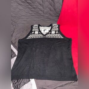 Denim&Co. Black Knit Vest #1202